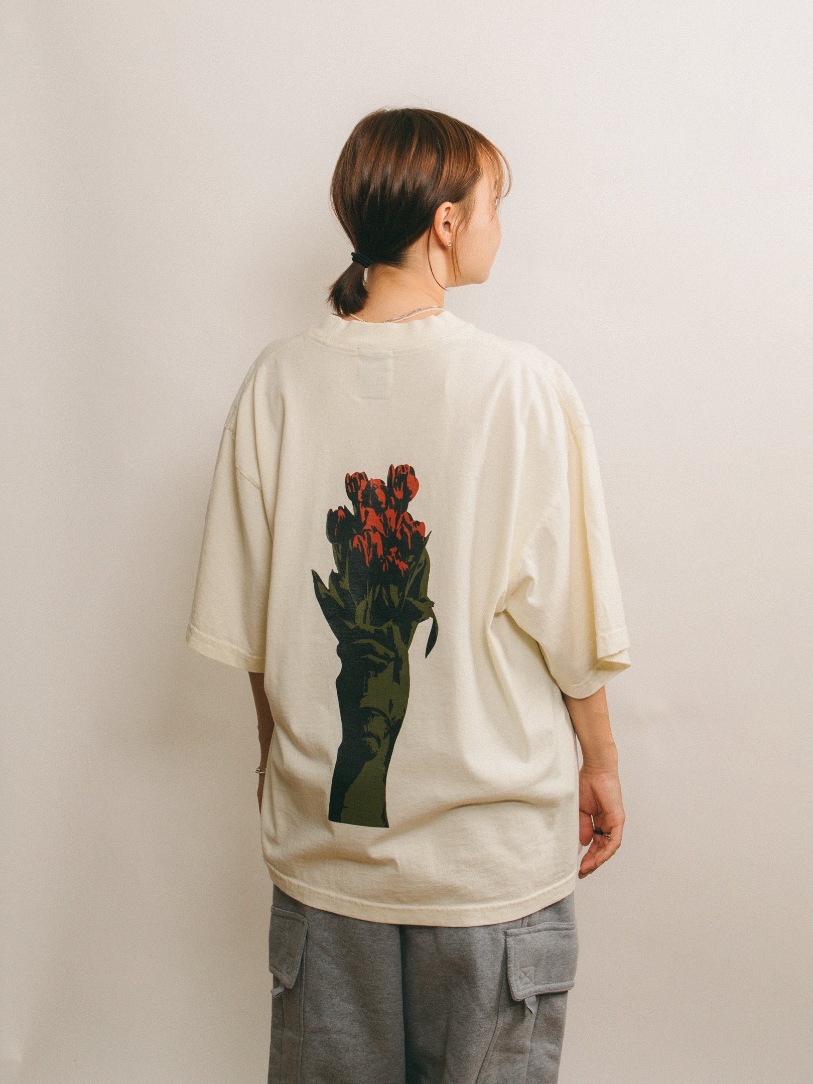 F.O.P Oversized Tee [Cream]