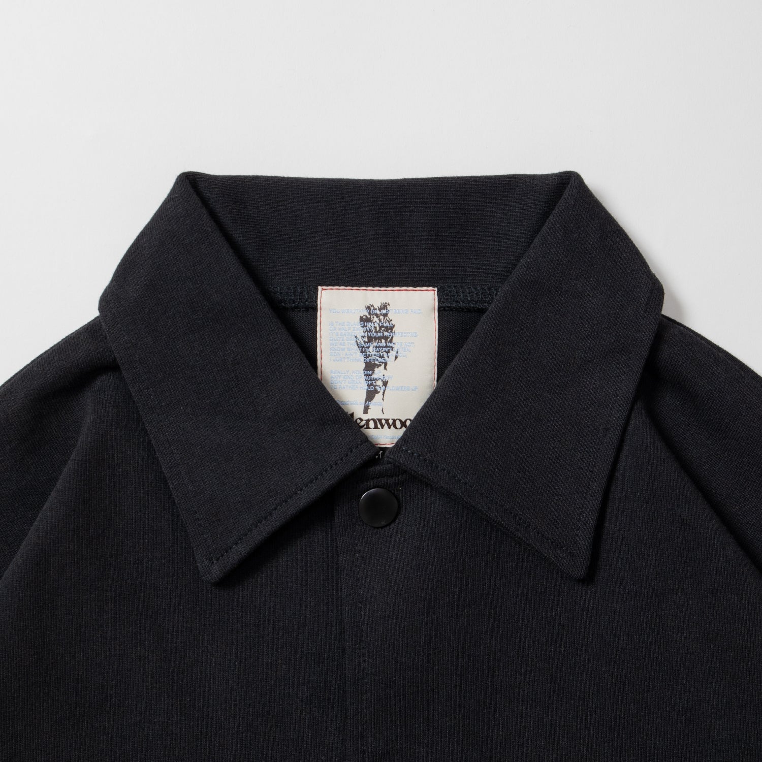 "Home" Cotton Coach Jacket [Black]
