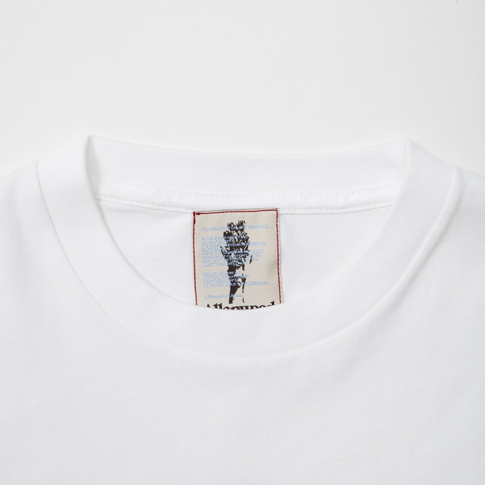 Logo Drawcord Tee [White]
