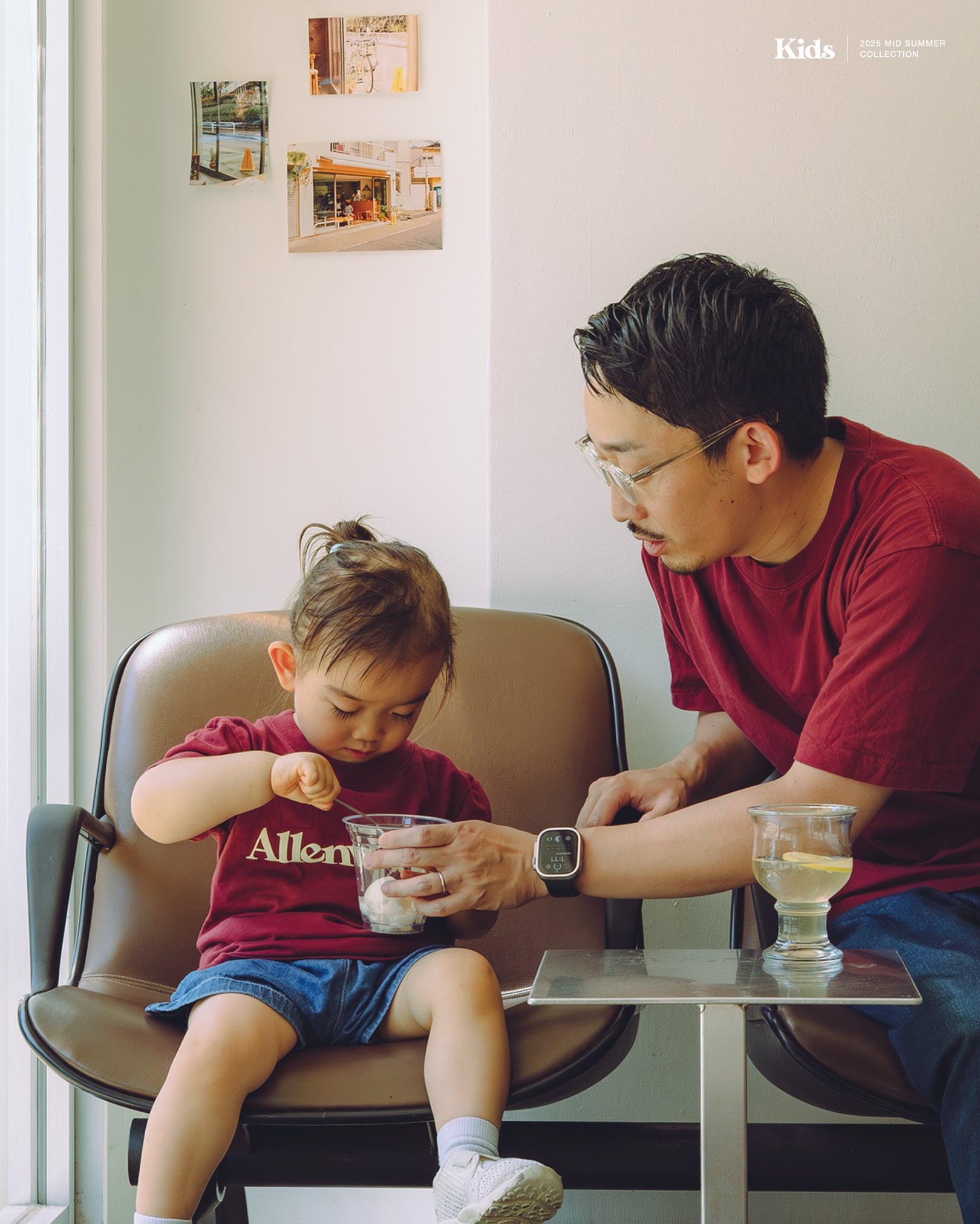 【KIDS】Logo T-shirt [Royal Blue]