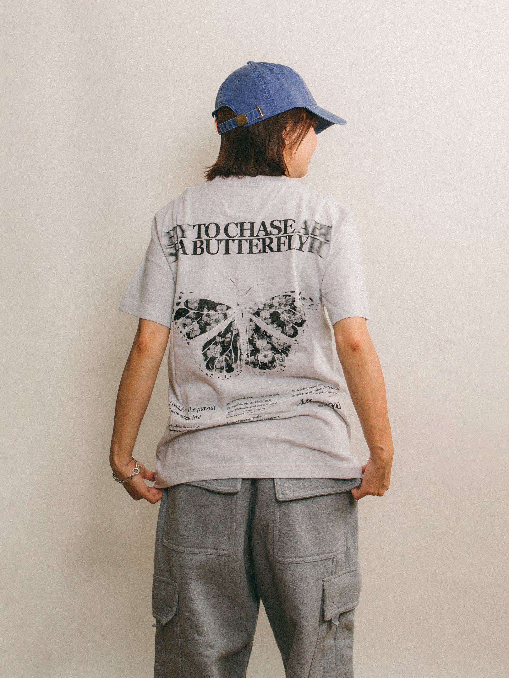 Forget Me Not T-shirt [Ash Gray]