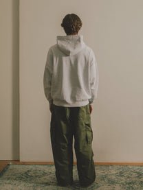 Logo Oversized Hoodie [Ash Gray]