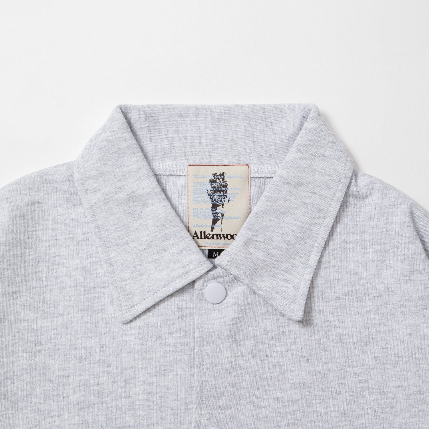 "Home" Cotton Coach Jacket [Ash Gray]