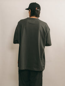 Logo Drawcord Tee [Charcoal]
