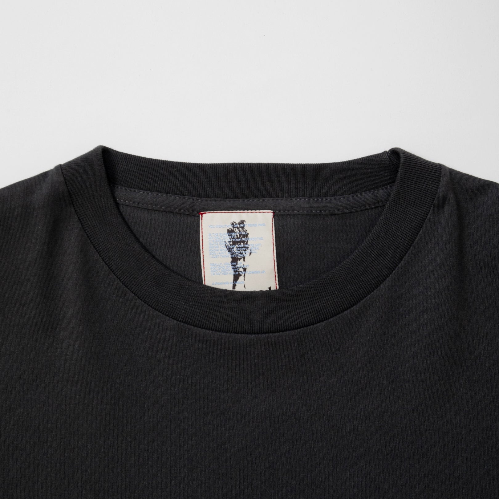Logo Drawcord Tee [Charcoal]