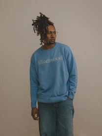 Logo Knit [Sax Blue]