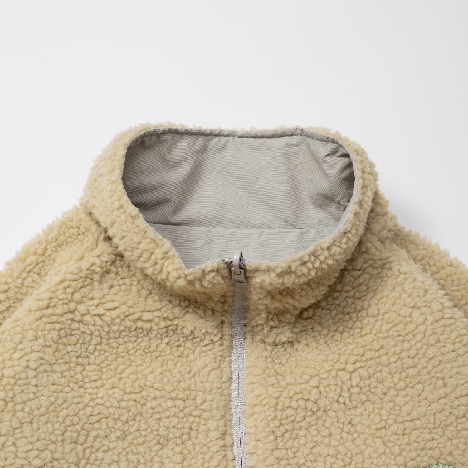 Logo Reversible Jacket [Gray/Ivory]