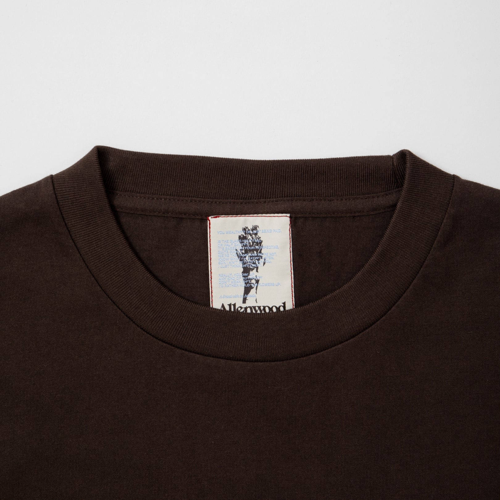 Logo Drawcord Tee [Brown]