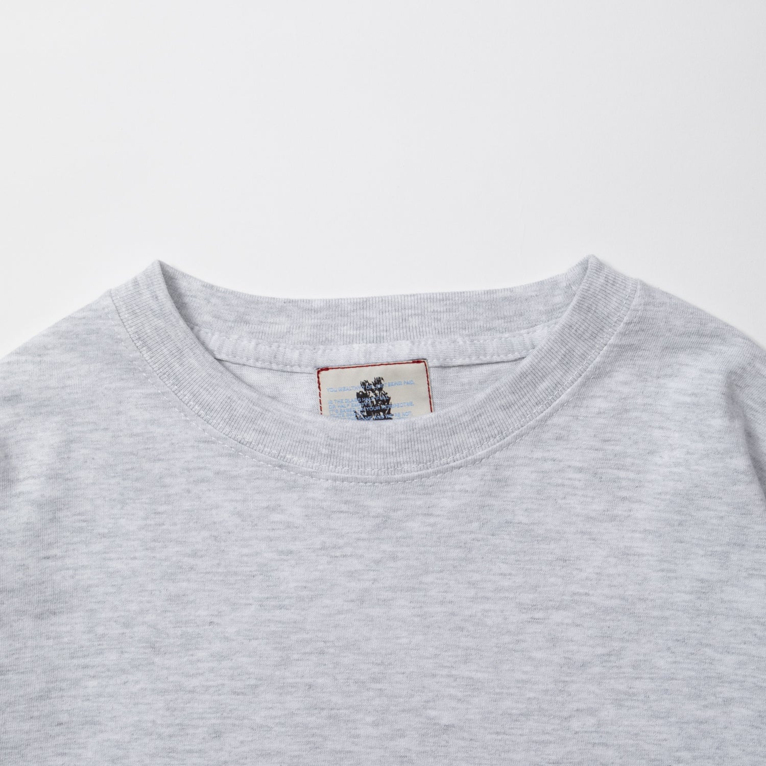 Logo L/S Tee [Ash Gray]