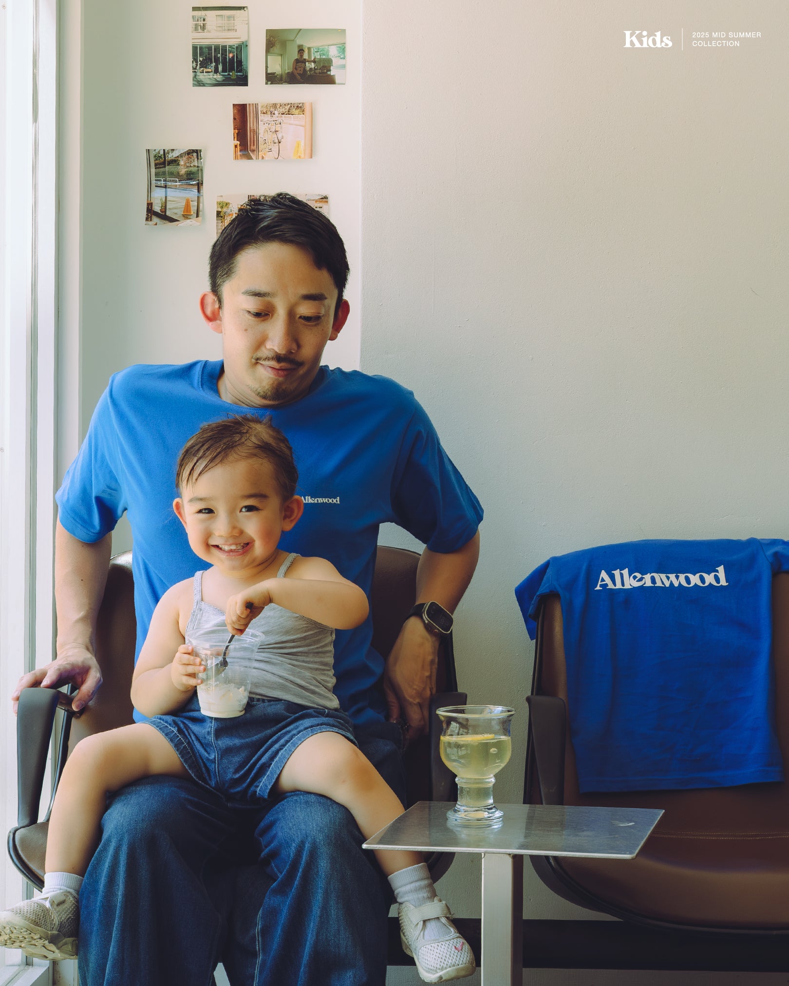 【KIDS】Logo T-shirt [Royal Blue]