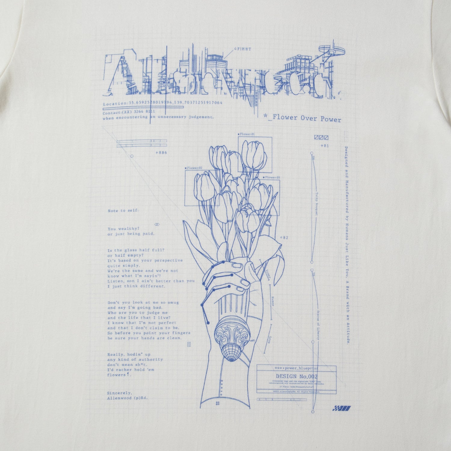 F.O.P Blueprint T-shirt