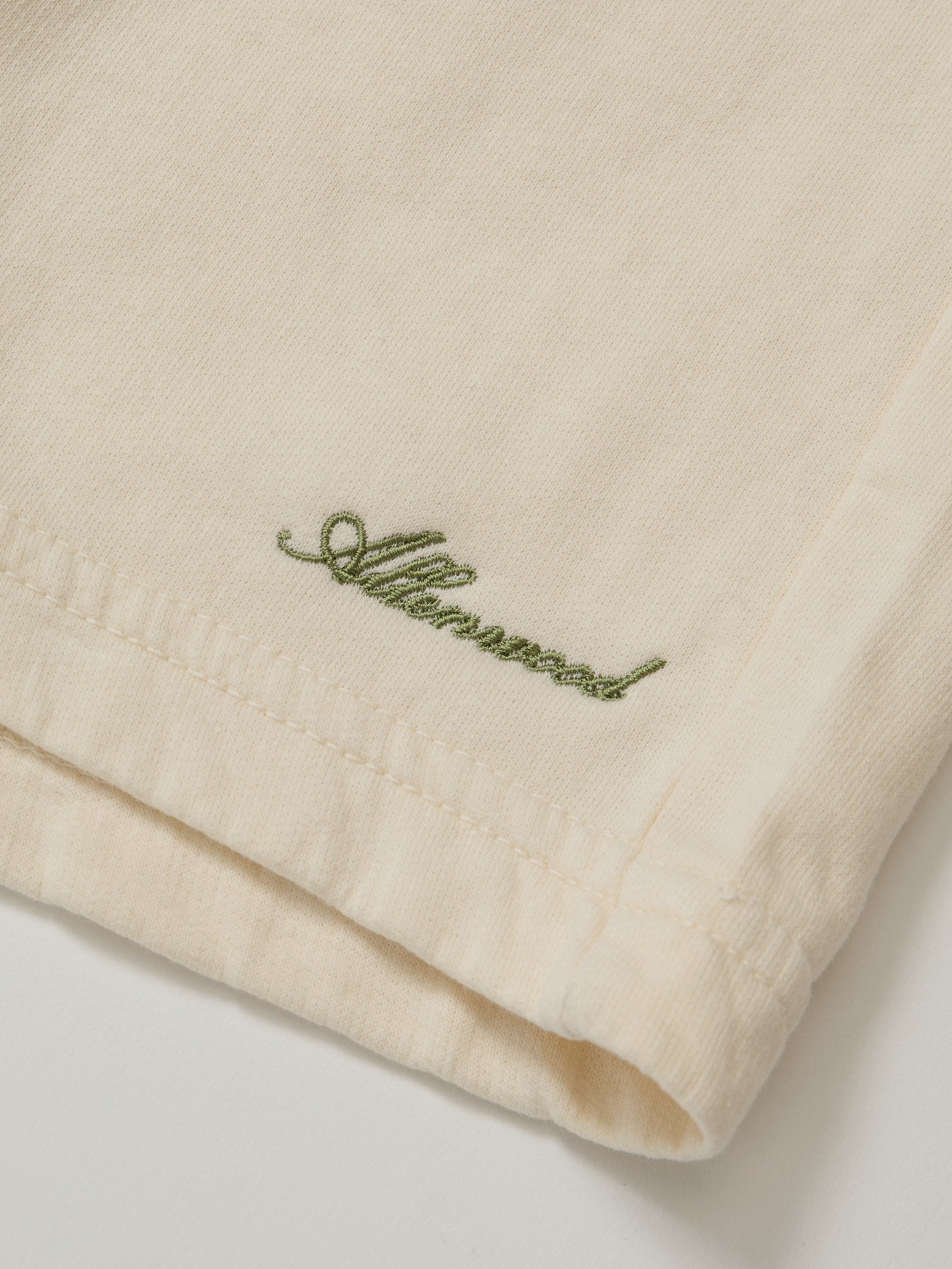 Garment Dyed Sweat Shorts [Ivory]