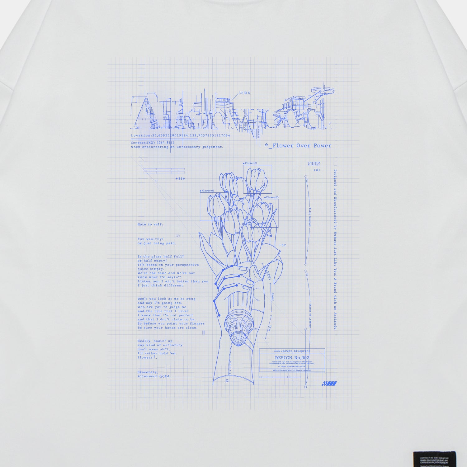 F.O.P Blueprint L/S T-shirt