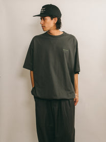 Logo Drawcord Tee [Charcoal]