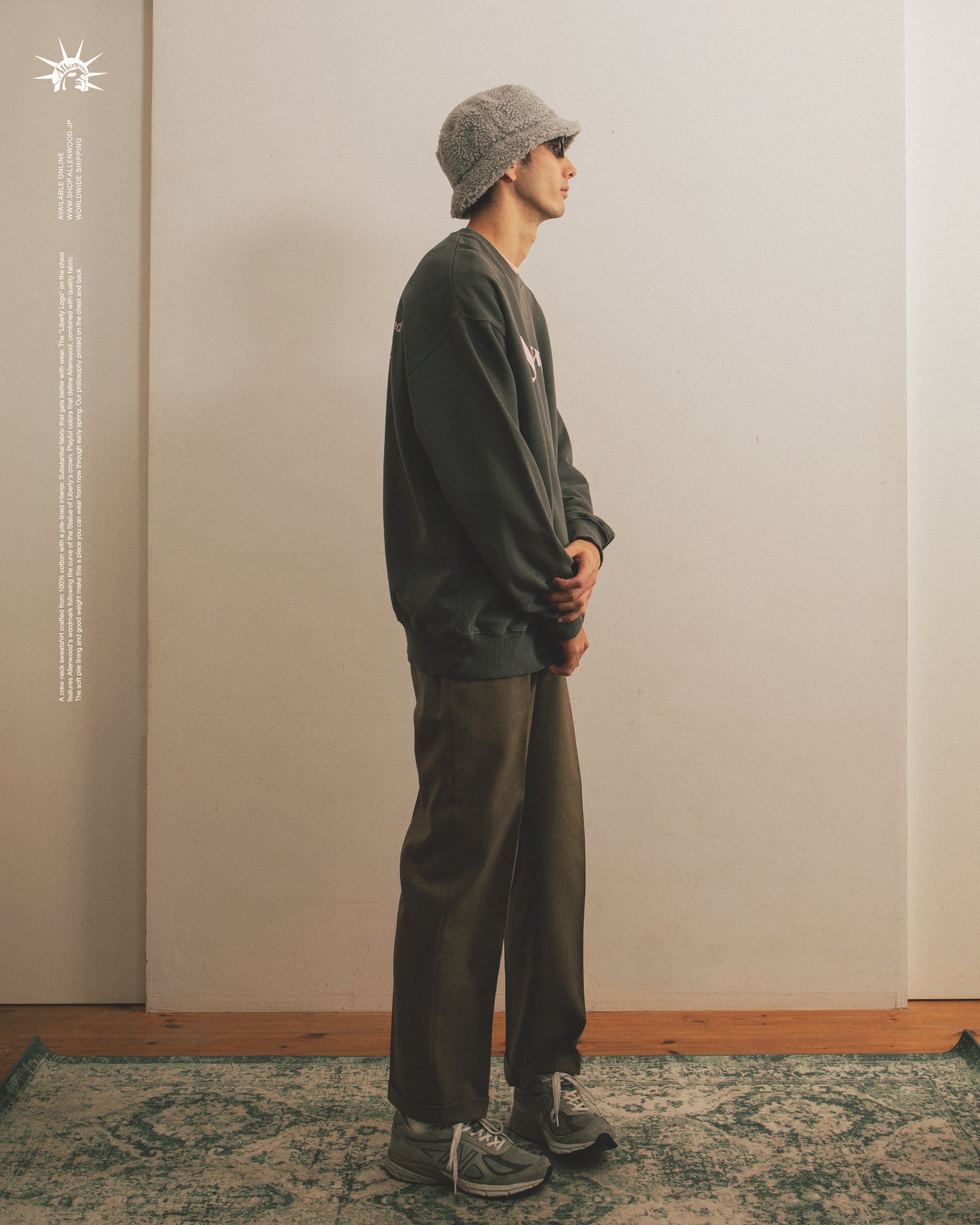 Liberty Logo Crew Sweat [Charcoal]