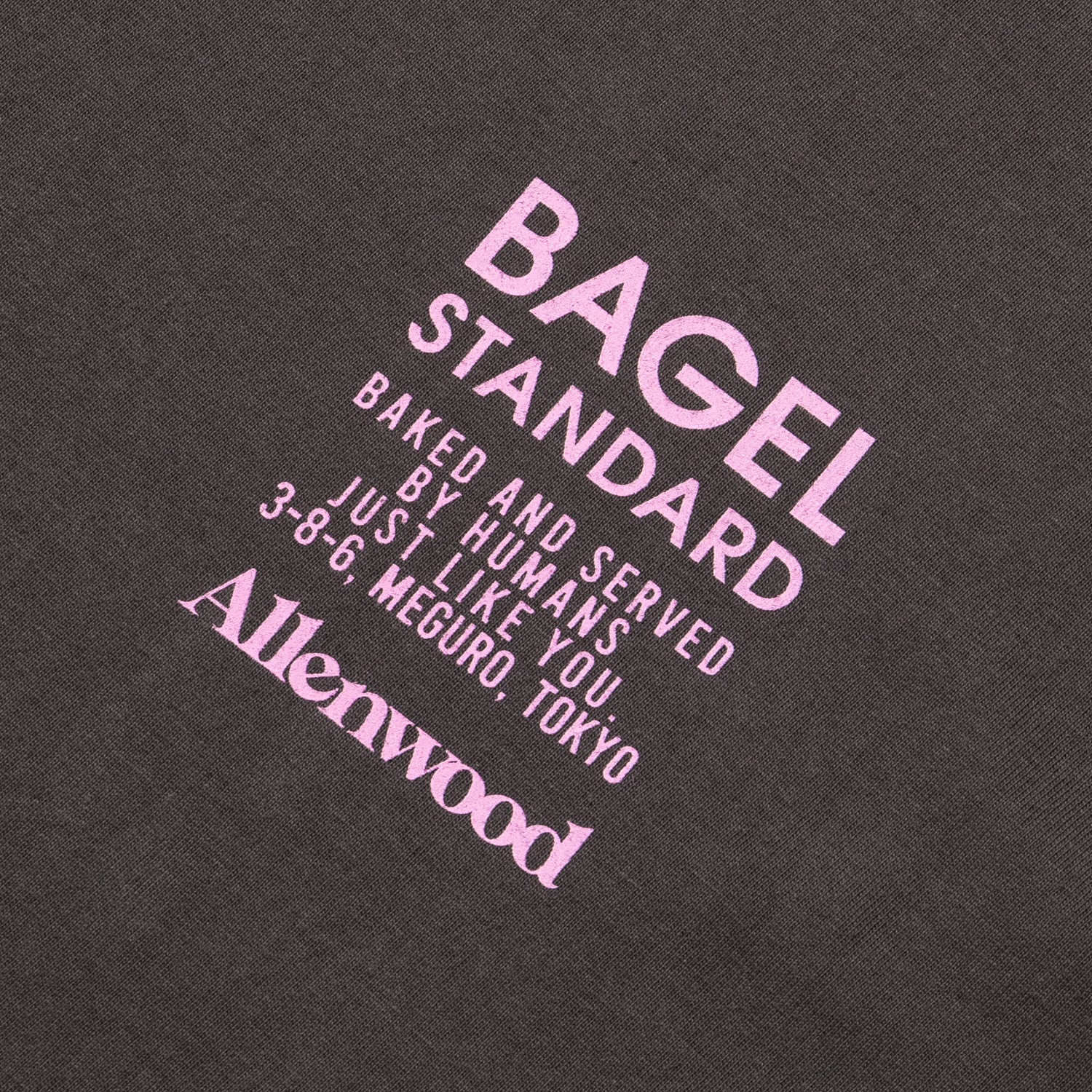 Allenwood x BAGEL STANDARD Tee [Triple Berry]