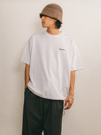 Logo Drawcord Tee [White]
