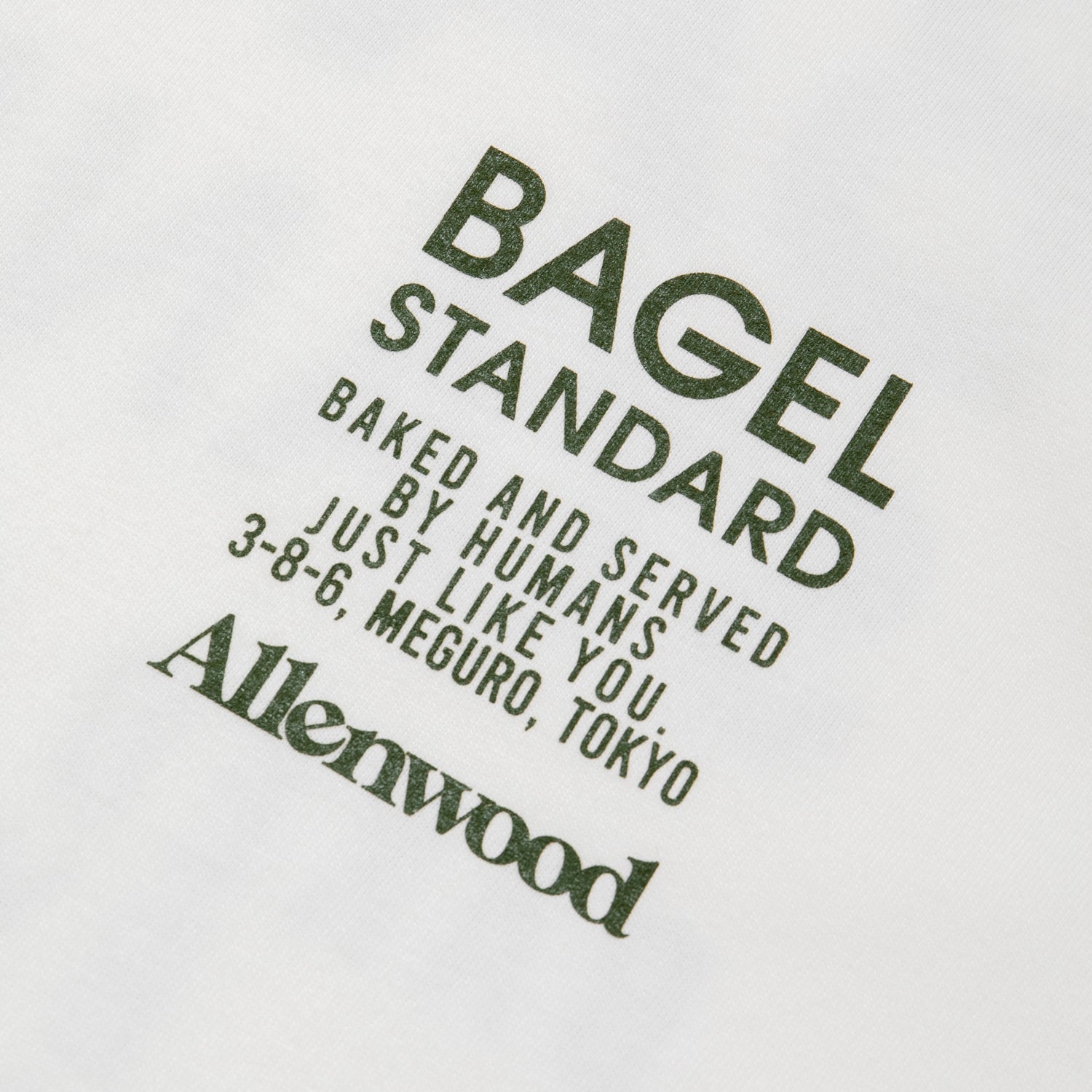 Allenwood x BAGEL STANDARD Tee [Jalapeño&amp;Cream Cheese]