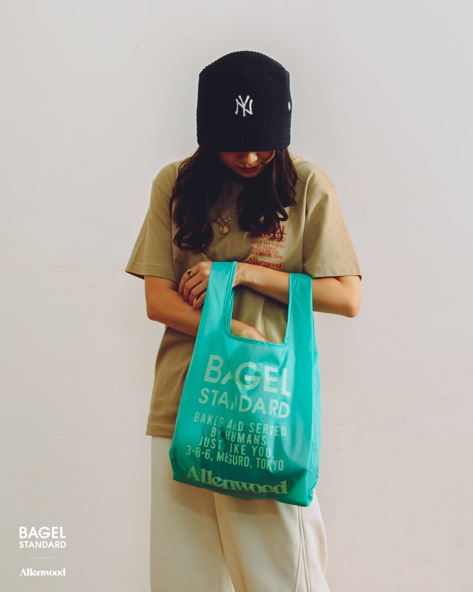 Allenwood x BAGEL STANDARD Tee [Triple Nuts Honey]