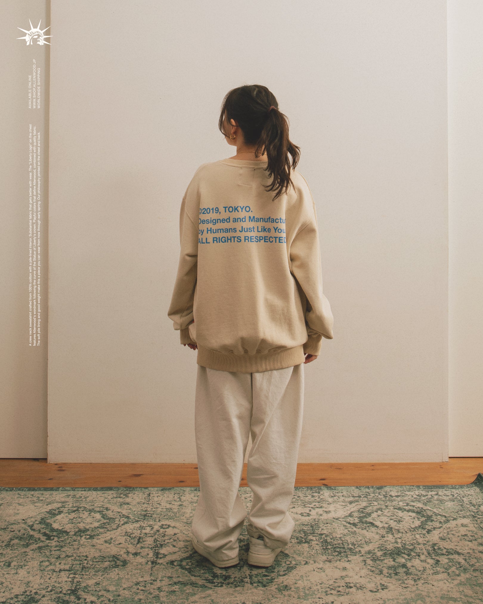 Liberty Logo Crew Sweat [Ivory]