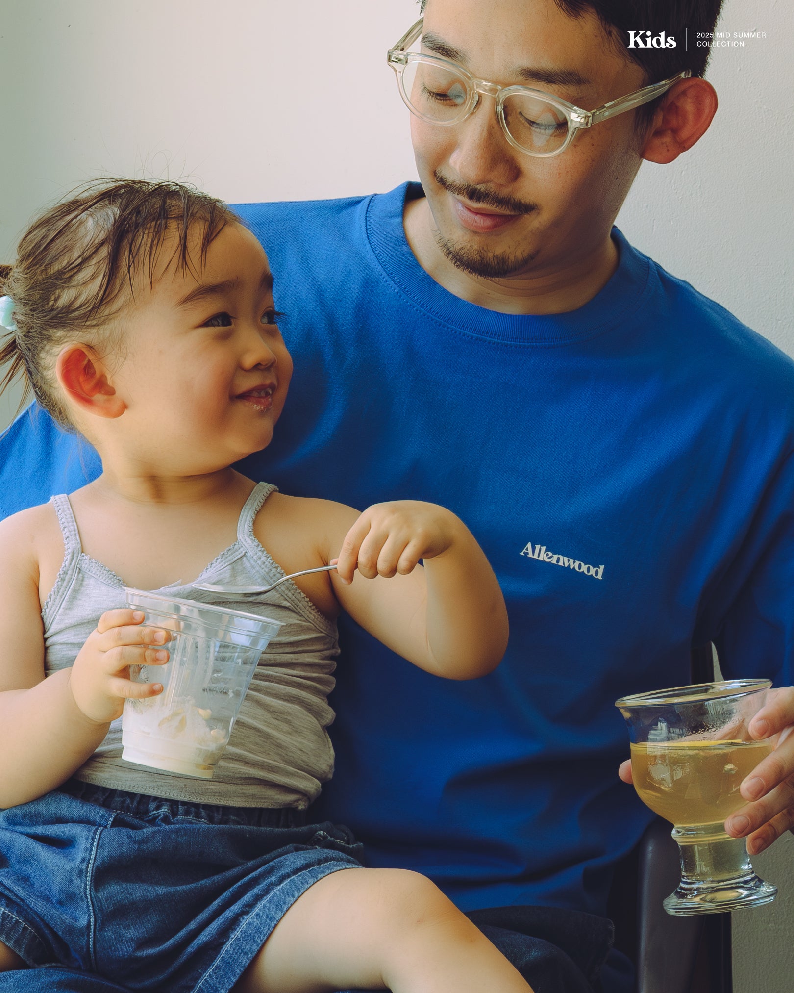 【KIDS】Logo T-shirt [Royal Blue]
