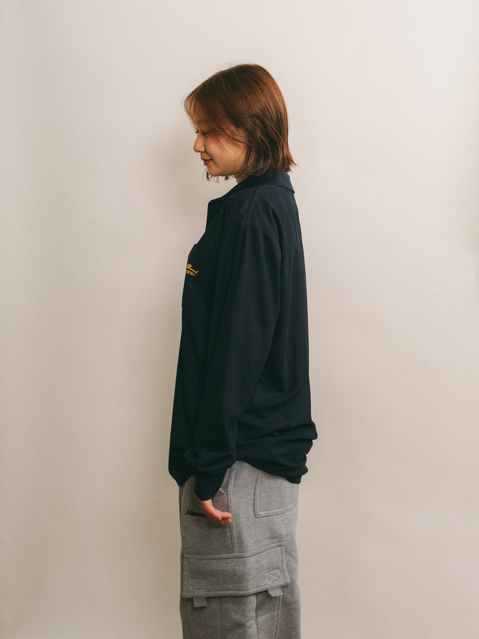 Dry L/S Polo [Navy]