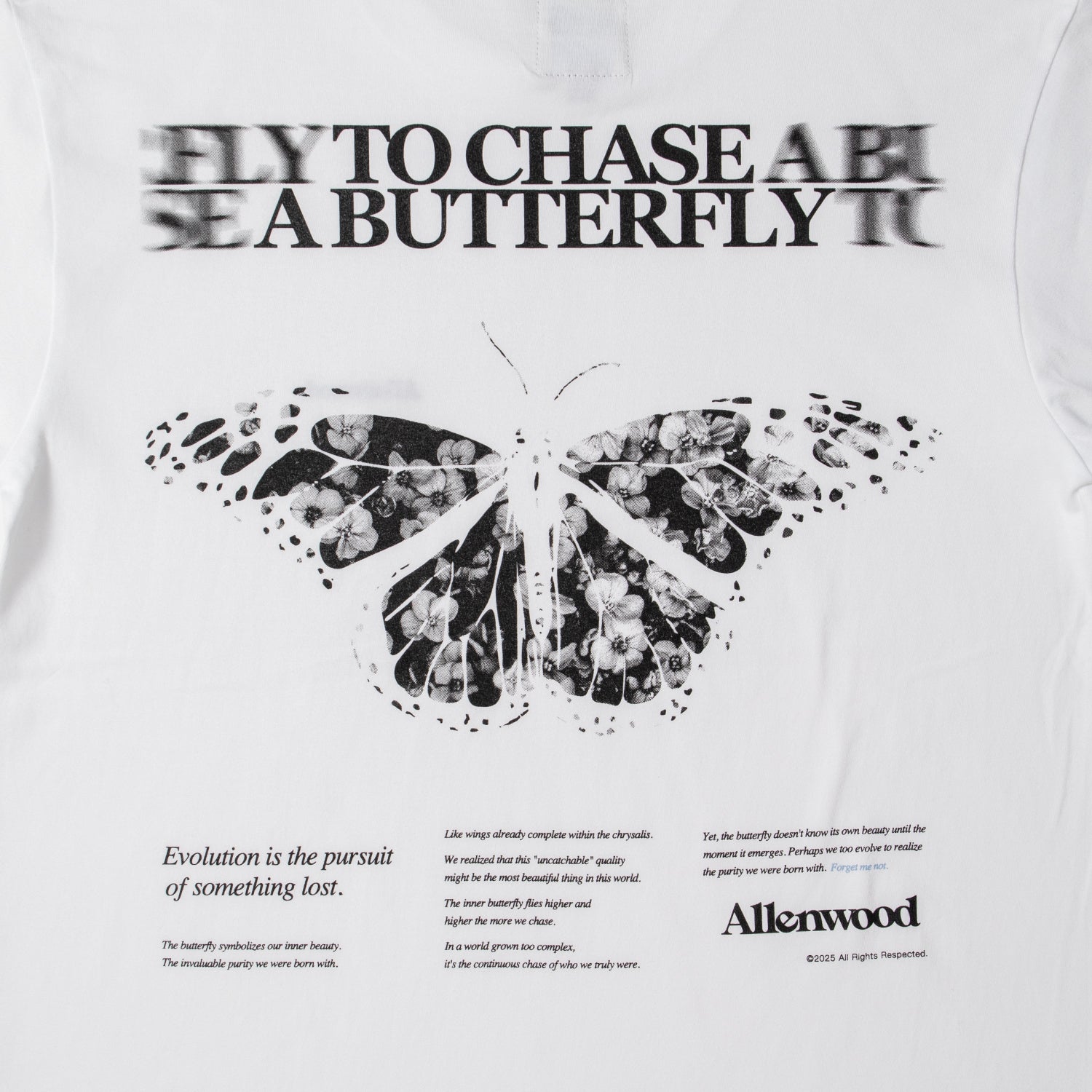 Forget Me Not T-shirt [White]