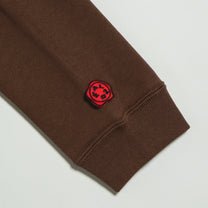 【Kids】 Logo Crew Sweat [Brown]