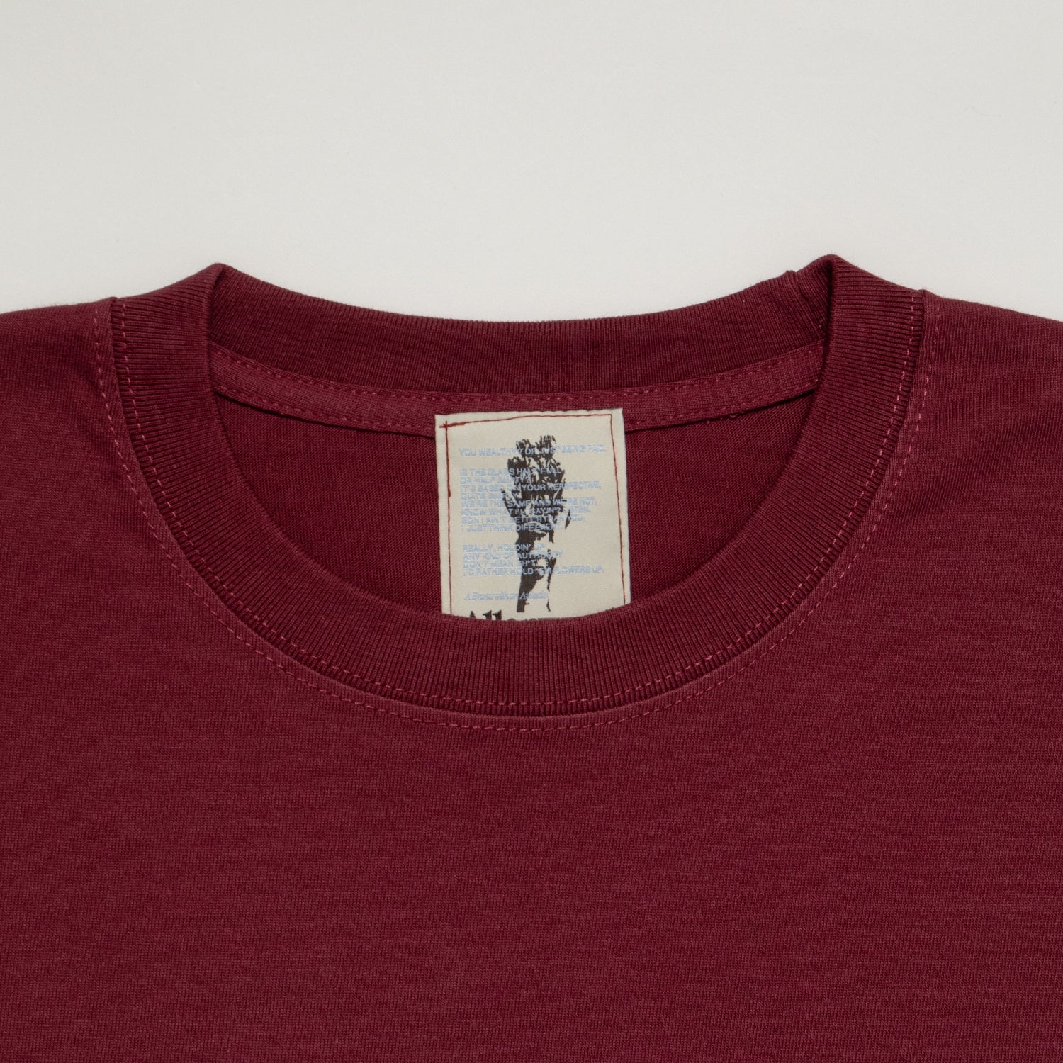 Logo T-shirt [Burgundy]