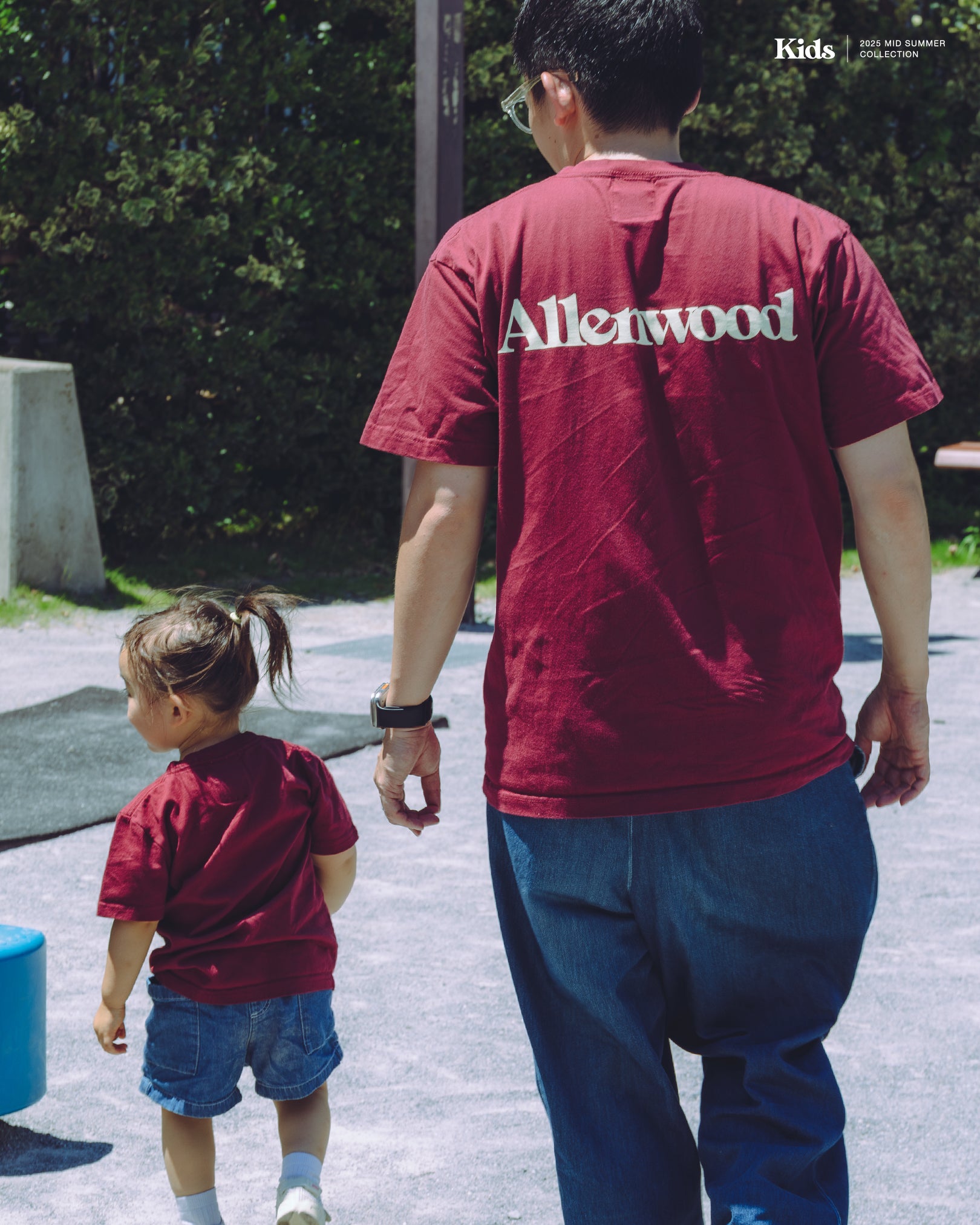 【KIDS】Logo T-shirt [Burgundy]