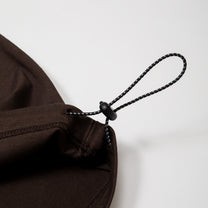 Logo Drawcord Tee [Brown]