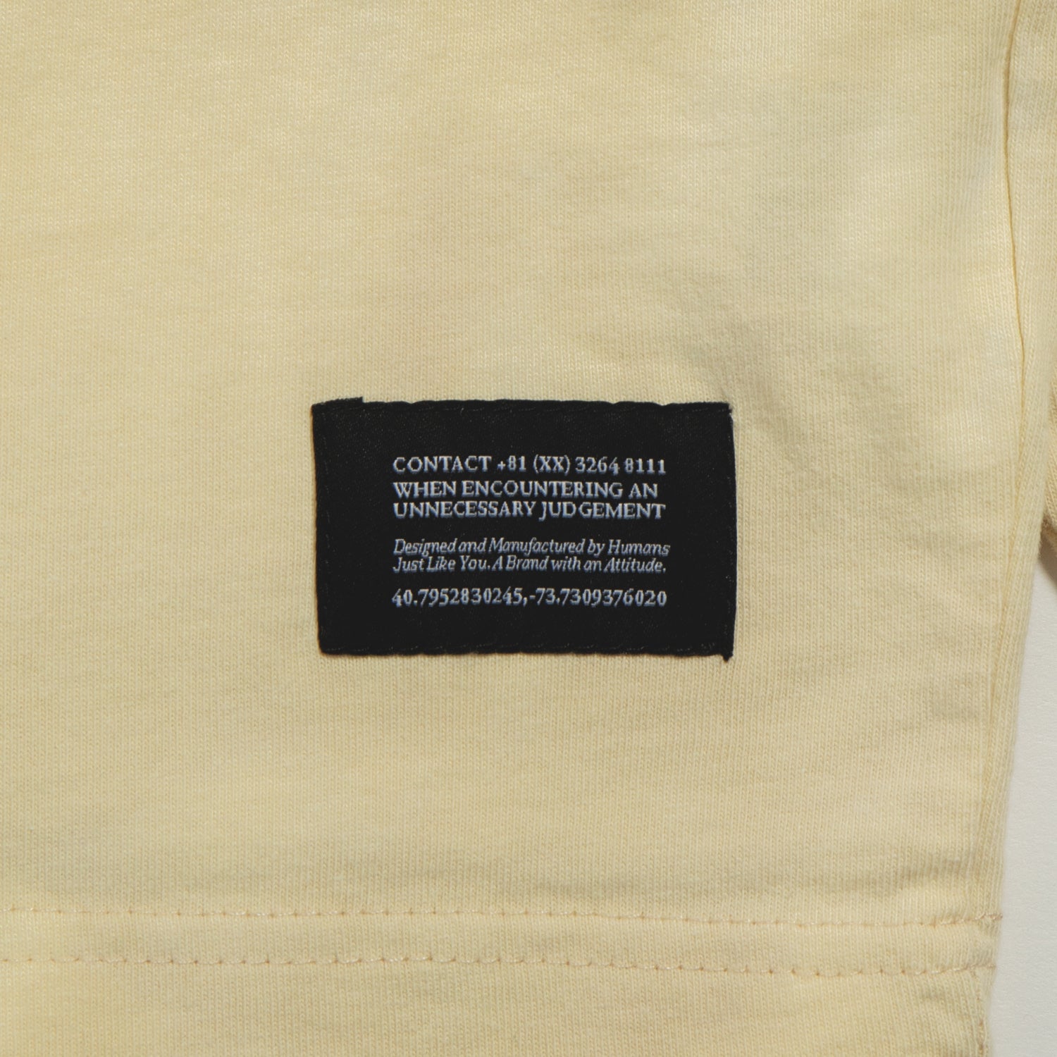 Bleach L/S T-shirt [Sand Beige]