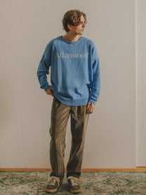 Logo Knit [Sax Blue]