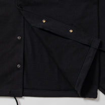 "Home" Cotton Coach Jacket [Black]