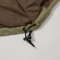 Nylon Packable Vest [Moss/Light Brown]