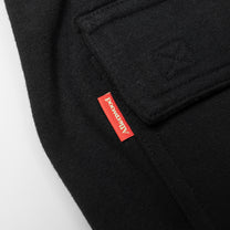 Sweat Cargo Pants [Black]