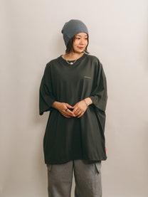 Logo Drawcord Tee [Charcoal]