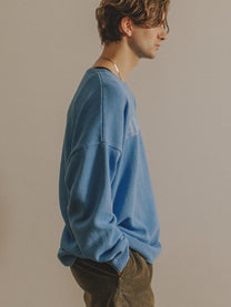 Logo Knit [Sax Blue]