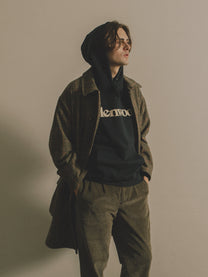 Logo Oversized Hoodie [Navy]