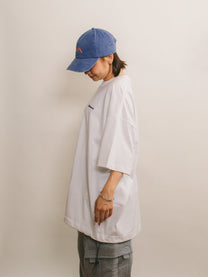 Logo Drawcord Tee [White]