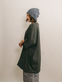 Logo Drawcord Tee [Charcoal]
