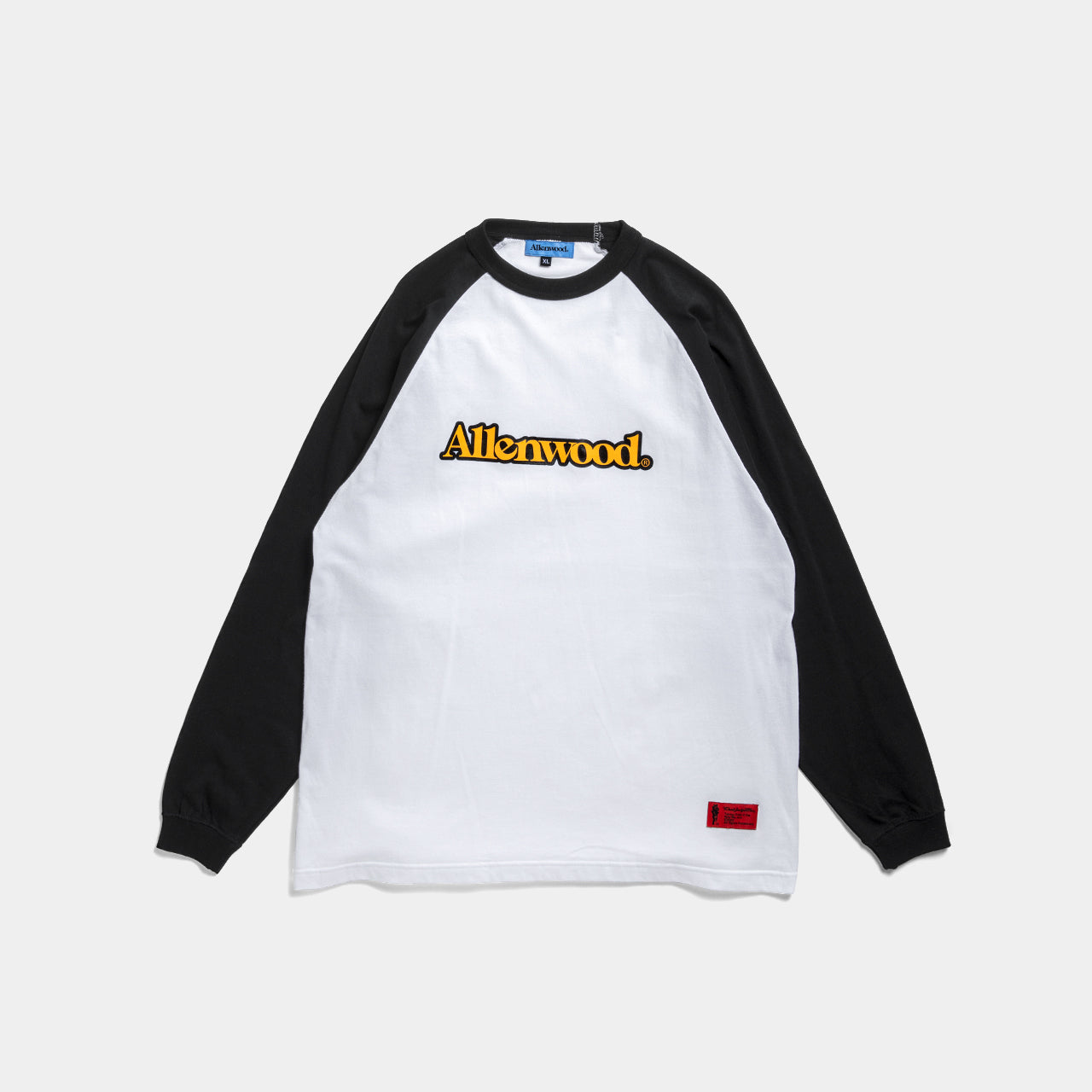 Logo Raglan Sleeve L/S T-shirt [White/Black]