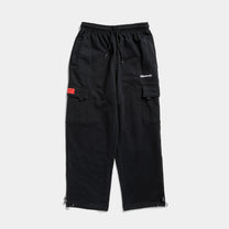 Fleece Cargo Pants [Black]