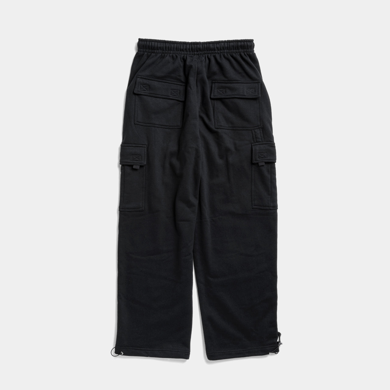 Fleece Cargo Pants [Black]