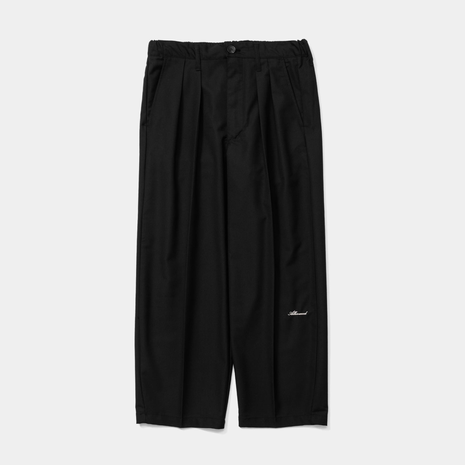 パンツ black two tuck slacks Two Tuck Slacks [Black] – Allenwood