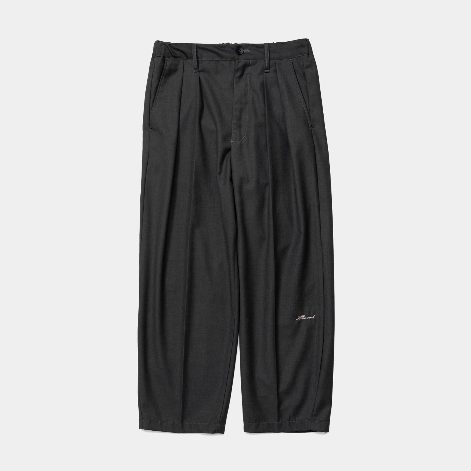 Two Tuck Slacks [Black] – Allenwood